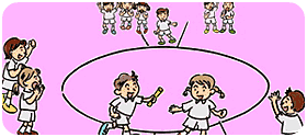 みんなでリレー